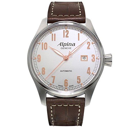 Alpina Geneve Startimer Automatic AL-525SCR4S6 Elegante orologio da uomo Rotore Alpina