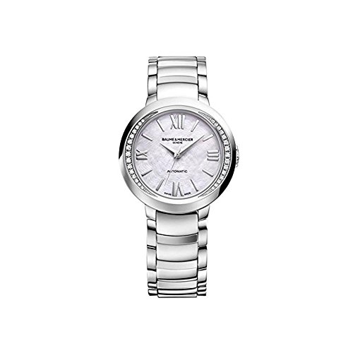 BAUME & Mercier braccialetto da donna orologio bracciale acciaio inox + gomma automatico 10184