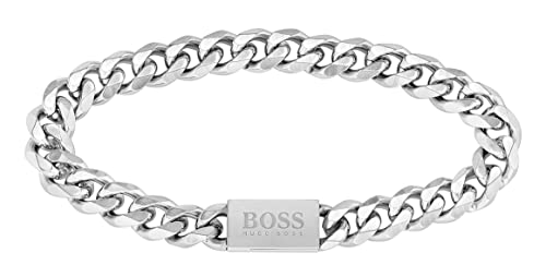 Boss Jewelry Braccialetto a Catena da Uomo, Collezione Chain Link 1580144M