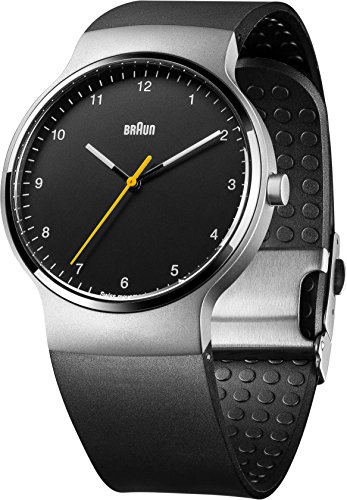 Marrone orologio da polso da uomo Prestige Flash Slim Orologio da polso al quarzo in silicone BN0221BKSLBKG