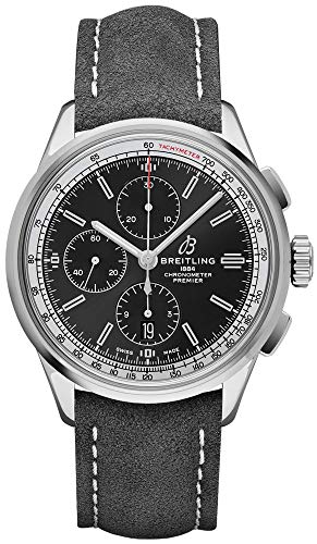 Breitling Premier A13315351B1X2 - Orologio da uomo con cronografo 42 e quadrante nero