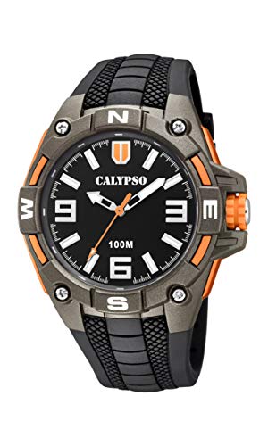 Calypso Watches Orologio Analogico Quarzo Uomo con Cinturino in Plastica K5761/4