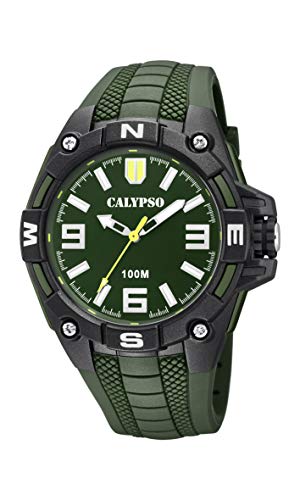 Calypso Watches Orologio Analogico Quarzo Uomo con Cinturino in Plastica K5761/5