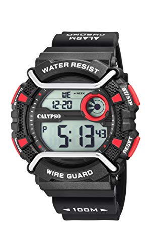 Calypso Watches Orologio Digitale Quarzo Uomo con Cinturino in Plastica K5764/6