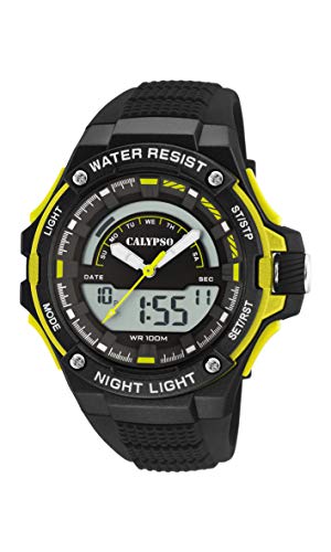 Calypso Watches Orologio Analogico-Digitale Quarzo Uomo con Cinturino in Plastica K5768/1