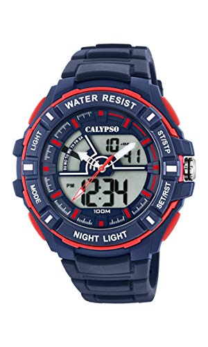 Calypso Watches Orologio Analogico-Digitale Quarzo Uomo con Cinturino in Plastica K5769/2