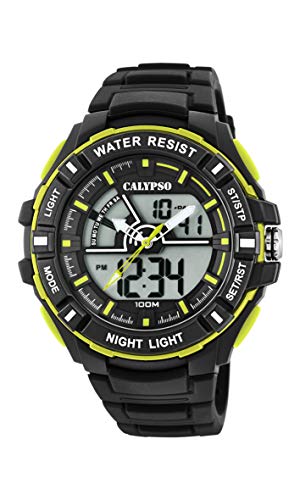 Calypso Watches Orologio Analogico-Digitale Quarzo Uomo con Cinturino in Plastica K5769/4