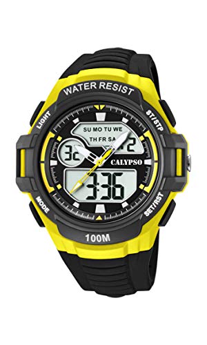 Calypso Watches Orologio Analogico-Digitale Quarzo Uomo con Cinturino in Plastica K5770/1