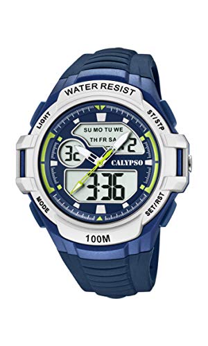 Calypso Watches Orologio Analogico-Digitale Quarzo Uomo con Cinturino in Plastica K5770/3