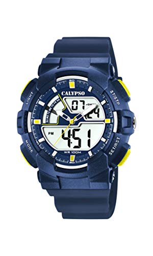 Calypso Watches Orologio Analogico-Digitale Quarzo Uomo con Cinturino in Plastica K5771/3