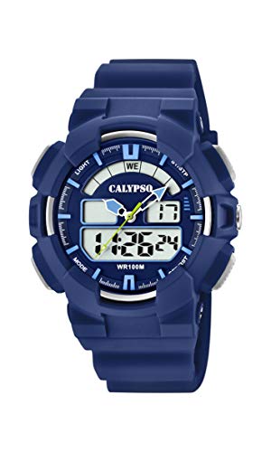 Calypso Watches Orologio Analogico-Digitale Quarzo Uomo con Cinturino in Plastica K5772/3