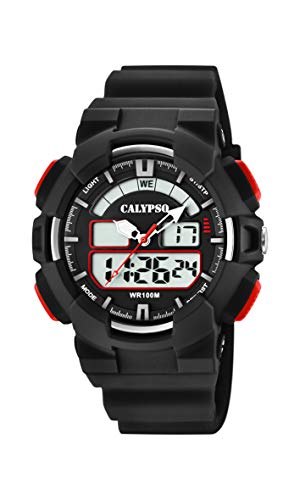 Calypso Watches Orologio Analogico-Digitale Quarzo Uomo con Cinturino in Plastica K5772/4