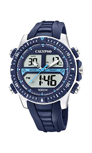 Calypso Watches Orologio Analogico-Digitale Quarzo Uomo con Cinturino in Plastica K5773/2