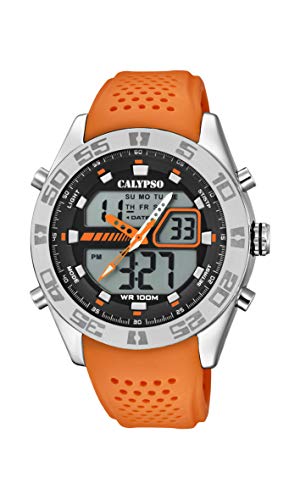 Calypso Watches Orologio Analogico-Digitale Quarzo Uomo con Cinturino in Plastica K5774/1