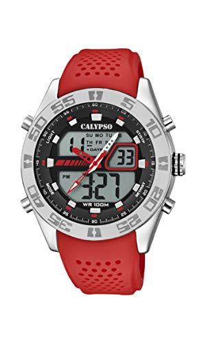 Calypso Watches Orologio Analogico-Digitale Quarzo Uomo con Cinturino in Plastica K5774/2