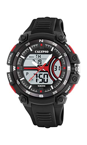 Calypso Watches Orologio Analogico-Digitale Quarzo Uomo con Cinturino in Plastica K5779/6