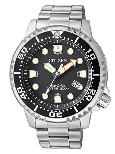 Citizen, set orologio da uomo Eco-Drive BN0150-10EM, colore nero, 44 mm, 200 m