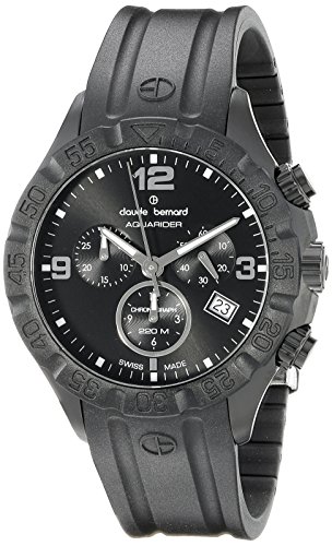Claude Bernard orologio da uomo 10205 37 N Nin analogico display svizzero quarzo nero orologio