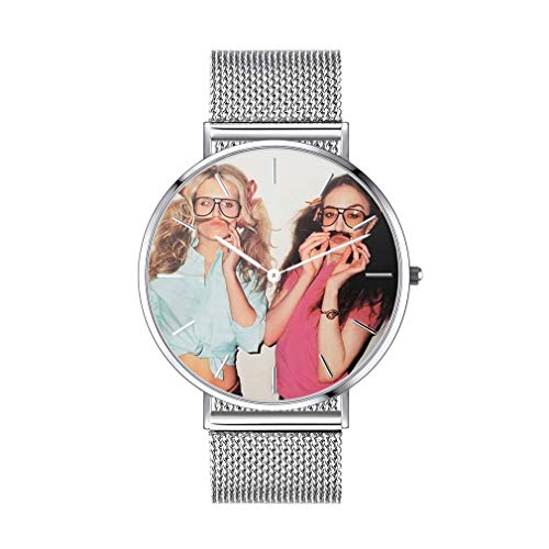 Orologio fotografico personalizzato per orologio impermeabile da donna Orologio personalizzato regolabile per regali fotografici da uomo