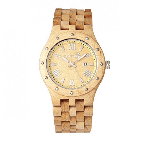 Earth Wood Watches Orologio con Movimento Giapponese Unisex Earth Inyo 46.0 mm