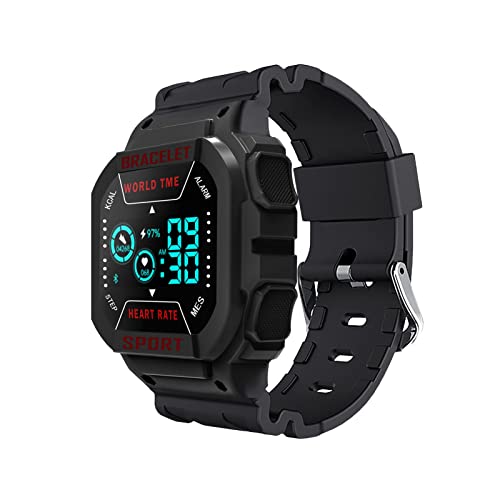 Eteng I3 Smart Sports Watch - Orologio fitness cardiofrequenzimetro, mini orologio intelligente per uomini e donne, dotato di sensori di movimento