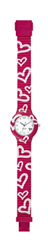 Hip Hop Watches - Orologio da Donna Hip Hop Fucsia HWU0906 - Collezione Be Loved - Cinturino in Silicone - Cassa 32mm - Impermeabile - Rosa