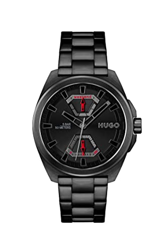 HUGO Men's Analog Quartz Watch with Stainless Steel Strap 1530244
