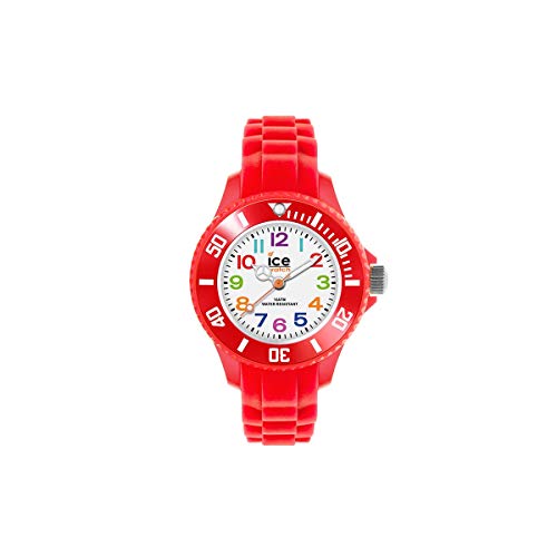 Ice-Watch ICE Mini Red Orologio Rosso da Bambini (Unisex) con Cinturino in Silicone, 000787 (Extra small)