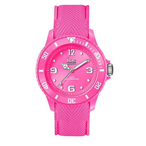 Ice-Watch ICE Sixty Nine Neon Pink Orologio Rosa da Donna con Cinturino in Silicone, 014230 (Small)