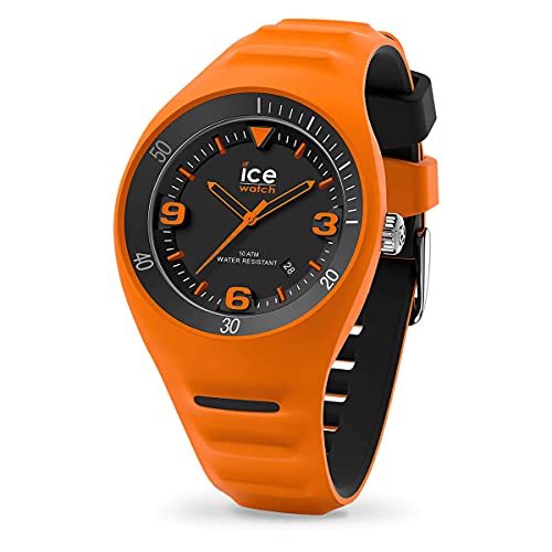 Ice-Watch P. Leclercq Neon Orange Orologio Arancione da Uomo con Cinturino in Silicone, 017601 (Medium)