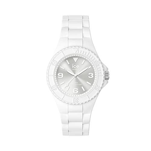 Ice-Watch ICE Generation White Orologio Bianco da Donna con Cinturino in Silicone, 019139 (Small)