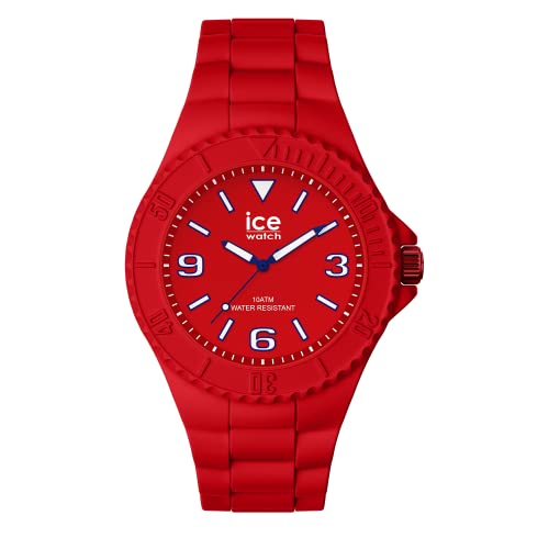 Ice-Watch, ICE generation Red, Orologio rosso da Uomo con Cinturino in silicone, 019870, Medio