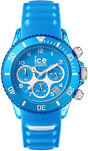 Ice-Watch ICE Aqua Malibu Orologio Blu da Uomo con Cinturino in Silicone, Chrono, 012736 (Large)
