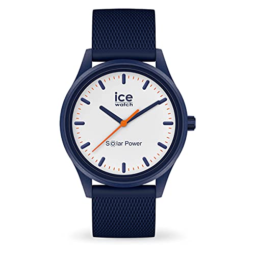 Ice-Watch ICE Solar Power Pacific Mesh Orologio Blu Unisex con Cinturino in Silicone, 018394 (Medium)