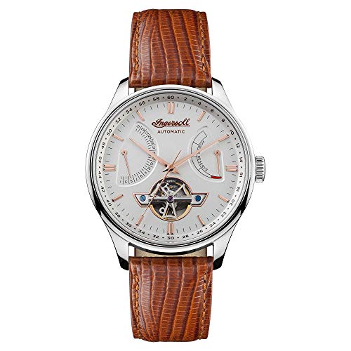 Ingersoll The Hawley Gents Automatic Watch I04605 with a Stainless steel case and genuine leather strap
