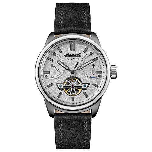 Ingersoll The Triumph Gents Automatic Watch I06701 with a Stainless steel case and genuine leather strap
