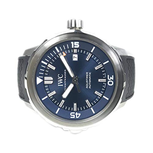IWC Aquatimer spedizione automatica Jacques-Yves Cousteau orologio da uomo quadrante blu IW329005