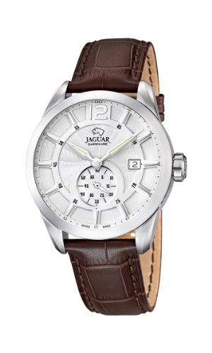 Jaguar Watches J663/1 - Orologio da polso uomo, pelle, colore: marrone