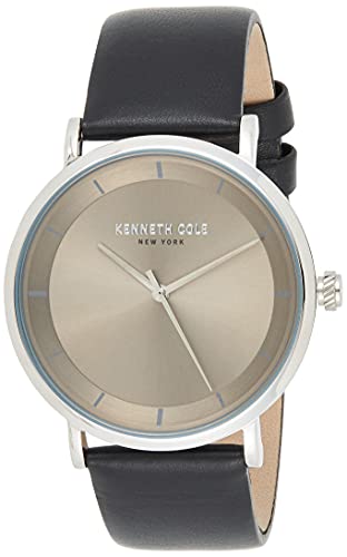 Kenneth Cole New York KC50567002 - Orologio da polso da uomo, analogico, al quarzo, in pelle