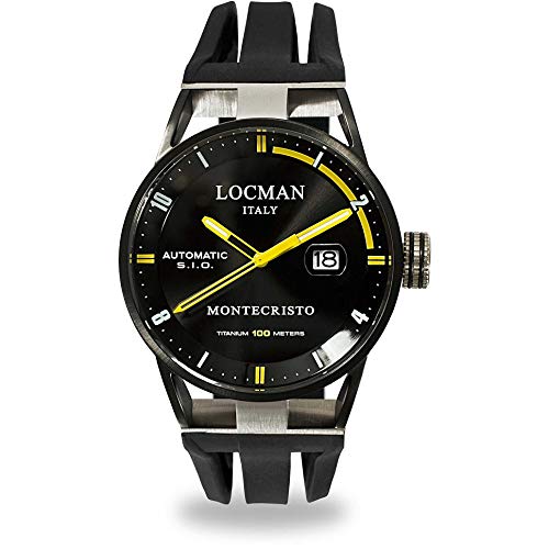 orologio meccanico uomo Locman Montecristo casual cod. 0511BKBKFYL0GOK