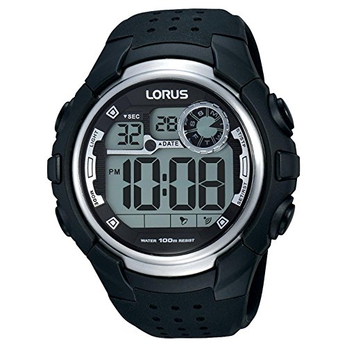 Lorus digital man orologio Uomo Digitale Al quarzo con cinturino in Silicone R2385KX9