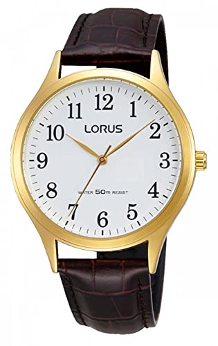 Lorus classic first price orologio Uomo Analogico Al quarzo con cinturino in Pelle di vitello RRS06VX5