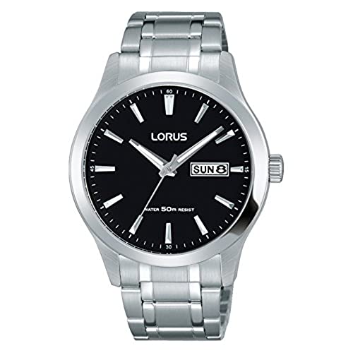 Lorus Watches Orologio Analogico Unisex con Cinturino in Placcato in Acciaio Inox RXN23DX9