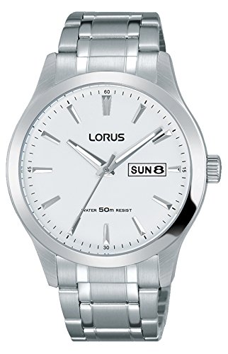 Lorus Watches Orologio Analogico Unisex con Cinturino in Placcato in Acciaio Inox RXN25DX9