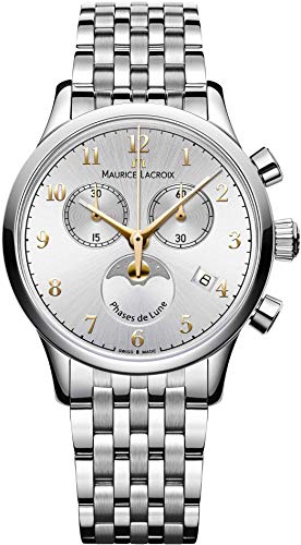 Maurice Lacroix Les Classiques LC1087-SS002-121-1 orologio Indicatore fasi lunari