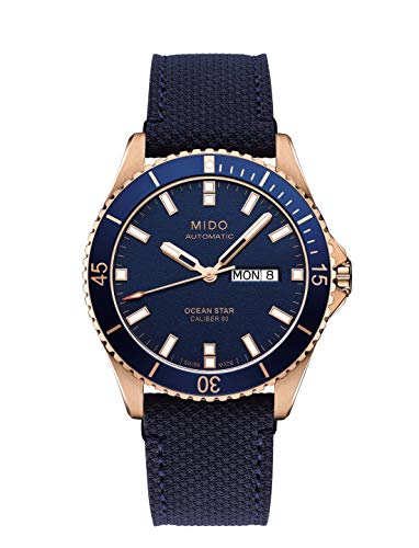 Mido Men's Ocean Star 42.5mm Cloth Band Automatic Watch M026.430.36.041.00