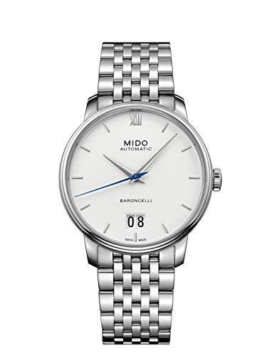 Mido Men's Baroncelli 40mm Steel Bracelet Automatic Watch M027.426.11.018.00
