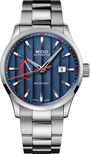 Mido MULTIFORT III/GR/A/STEEL/BLUE M0384241104100 Orologio automatico uomo