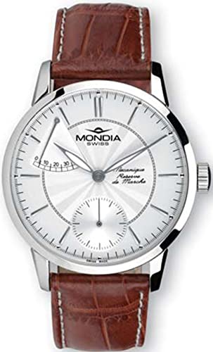 Mondia swiss classic orologio Uomo Analogico Automatico con cinturino in Pelle di vitello MS 608-5CA