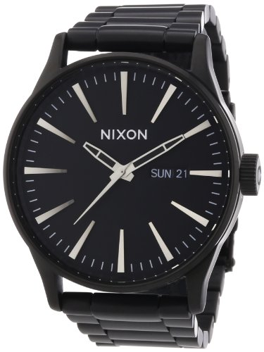 Nixon A356001-00 - Orologio da polso uomo, acciaio inox, colore: nero